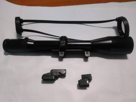 Vendo visor Zeiss DIAVARI-ZM 2.5-10X48 T* de carril y en perfecto estado, se incluye un juego de monturas 00