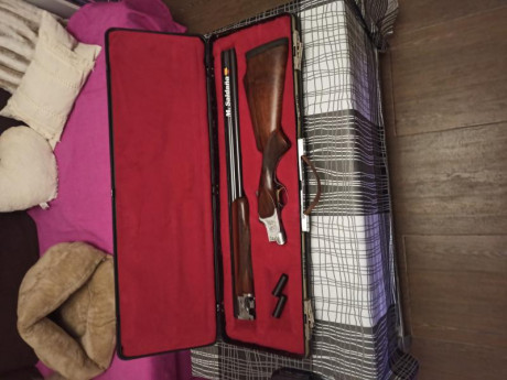 Escopeta miroku sporting/caza, cañón de 71cm con chokes de 4  y 2 con selector de tiro, banda ancha. y 02