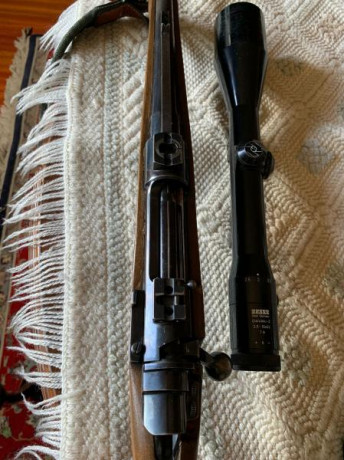 Un amigo pone en venta su equipo 270 win mágnum, Santa Barbara modelo 1000 con bases y anilla apple y 01