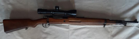 Vendo Santa Bárbara Coruña  Modelo 98/43 calibre .308 Win con dos culatas, la original y una deportiva, 02