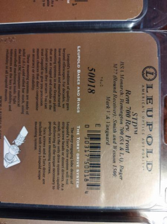Vendo anillas y bases para rifles unas de 30 y otras de 25
Precio de bases y anilla
Todas 80€ 22