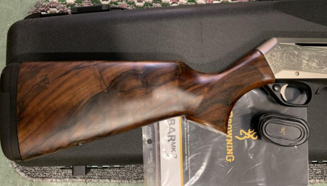 Pongo a la venta Browning Mk3 ,30/06.  Edición especial (500 unidades). Madera grado 5 nogal turko.  Riifle 21