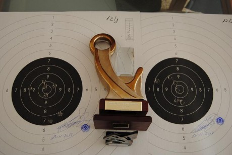 La semana pasada os presente mi primer blanco de 95 puntos con mi Waadtlander, he estado entrenando y 150