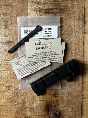 Hola 
Se vende Larue Tactical QD Mount LT110 120€ 
perfecto estado 
Un saludo 00