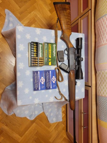 VENDO RIFLE BOWRING FN 7MM MAGNUM, MUY CUIDADO Y SIN DAR NUNCA NIGUN PROBLEMA, ME LO QUITO POR COMPAR 02