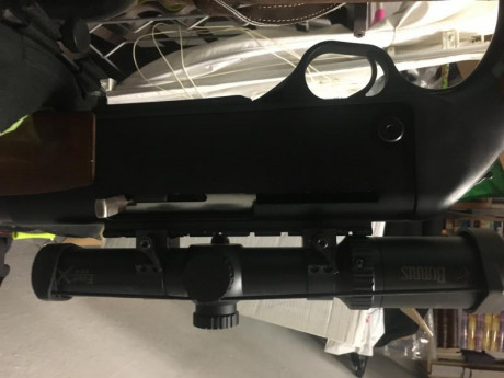 En venta rifle hk slb light cal 9,3x62 con carril y monturas warne desmontables lleva visor de batida 00