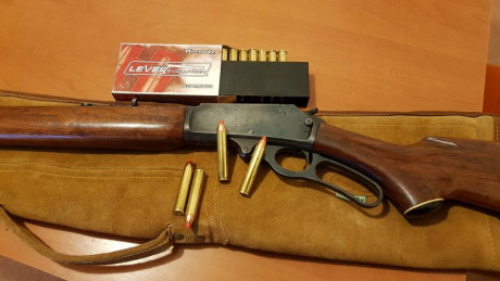 vendo rifle, calibre 444 marlin, con funda de cuero, canana de bala y guía picatinny warnes. sin visor. 00