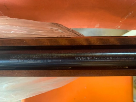 Buenos días, vendo la acción de mi Anschutz 1907 (para zurdos), está en muy buen estado de conservación. 00