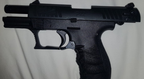 Vendida se puede cerrar.

Hola, 

Un amigo me pide que le venda una pistola Walther P22Q, está guiada 01