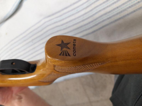Vendo carabina Cometa Fenix 400 calibre 5,5. Era una Galaxy y se le ha puesto la culata premier de nogal. 11
