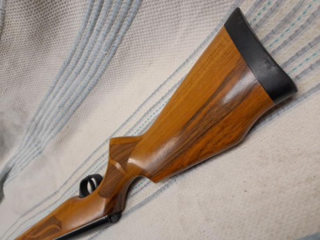 Vendo carabina Cometa Fenix 400 calibre 5,5. Era una Galaxy y se le ha puesto la culata premier de nogal. 41