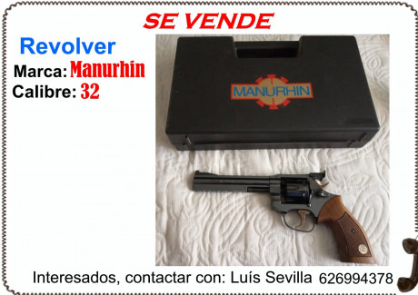 Buenas tardes compañeros,  un compañero del club,  me ha pedido que ponga este anuncio,  vende revólver 00