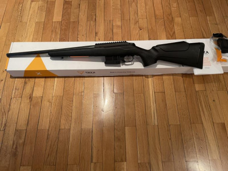 Vendo Tikka t3x , CTR, .308, con 2 cargadores de 10,
está nuevo, tiene 20 tiros el rodaje.
Precio 900€ 01