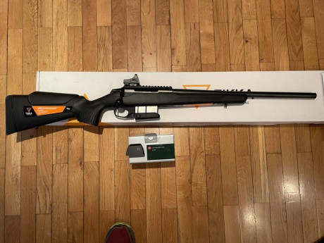 Vendo Tikka t3x , CTR, .308, con 2 cargadores de 10,
está nuevo, tiene 20 tiros el rodaje.
Precio 900€ 00