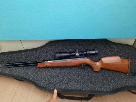 Buenos días, con pena pero siendo realista decido vender mi carabina HW97K de 16J y 4,5 con menos de 1 02