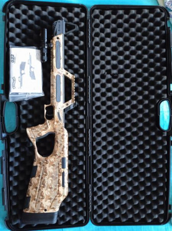 Vendo carabina Walter G22 con muy pocos disparos, estado excelente.
Maletín rígido original. Cañón con 01