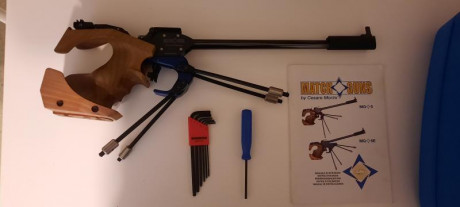 Buenas 

Pongo a la venta Match Gun mg5 mecanica cacha M, comprada a finales del 2019 a ibergrips, pocos 00