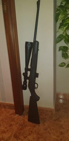Hola Marlin con poco uso por 595€ Está en Madrid 
Incluye visor y un cargador
El calibre es una buena 00