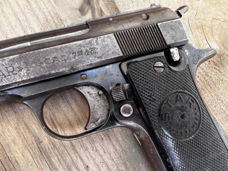 Se vende pistola Star I calibre 7,65 / 32 ACP;  estado tal como se ve, fabricada en 1934 según los registros 12