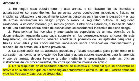 Buenos días gente:
Tengo una dudilla, a ver si me la podéis solucionar
como sabéis la licencia de armas 151