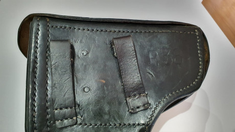 P-38 de 1.941 en estado de tiro, completa, con sus 2 cargadores y funda de la época.
Inscrita el Libro 12