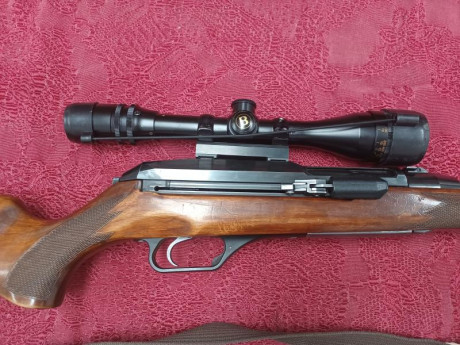Se vende rifle Hk 940 de cañón corto en perfecto estado de funcionamiento.
Calibre 30-06. Dos cargadores 02