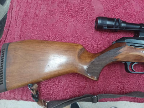 Se vende rifle Hk 940 de cañón corto en perfecto estado de funcionamiento.
Calibre 30-06. Dos cargadores 01
