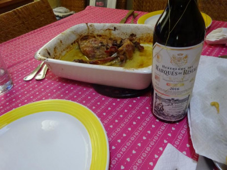 Hoy para comer acelgas hervidas y chuletón de vaca gallega vieja con seis semanas de maduración en cámara 10