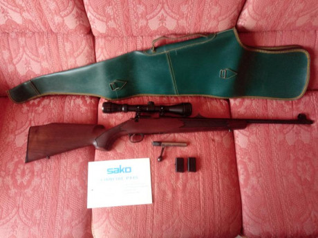 ¡¡RETIRADO!! Me la quedo.
Buenas a todos
Vendo carabina Sako P 94S Rimfire modelo Hunter en calibre .22 02