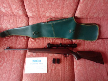 ¡¡RETIRADO!! Me la quedo.
Buenas a todos
Vendo carabina Sako P 94S Rimfire modelo Hunter en calibre .22 00