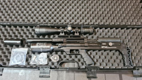 Vendo esta estupenda FX MAVERICK COMPACT en cal 5,5. Fue comprada en febrero de este año 2022 por lo que 02