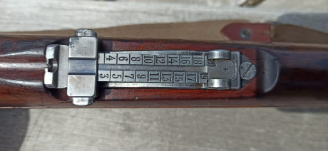 Mauser Argentino  Modelo 1909,  la  misma numeración en todas las partes ,calibre 7,65 x 53, en perfecto 02