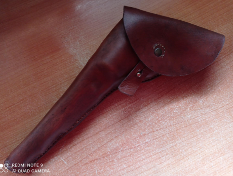 Funda para revolver tipo Remington 1858 ( medidas cogidas de un revolver avancarga uberti 1858 tipo remington) 01