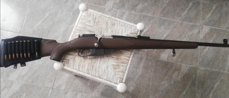 EDITADO, tengo un mozin nagant m38 deportivizado ke no uso,busco venderlo    culata ati de fibra y bola 00