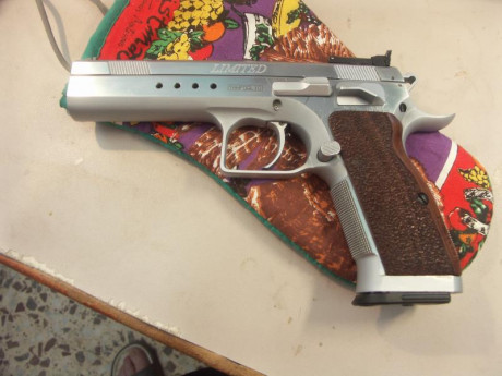 Vendo TANFOGLIO LIMITED 9mm PB. Estuche y dos cargadores. Absolutamente en perfectas condiciones, como 00