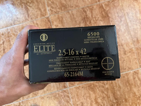 Buenos días, vendo visor bushnell 2,5-16x42, de la gama 6500, está bien cuidado y no tiene tiros apenas. 21