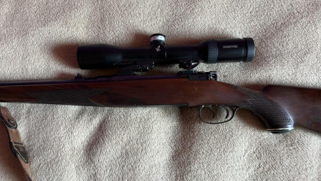 Buenas tardes vendo Steyr Schoenauer Mod. MC calibre 30-06 con visor Swarovski Z6 con torreta balística. 00