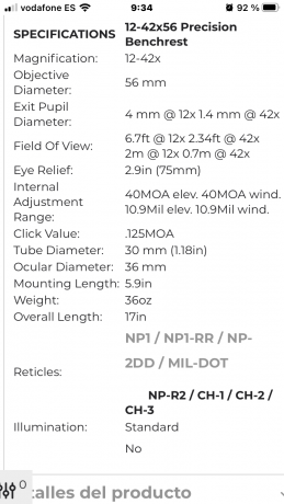 vendo visor nightforce nf -12-42x56 BR........... 1.250 ( incluye el parasol que es opcional)


ESTA EN 02