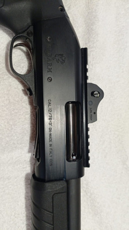 Buenas, vendo fabarm pro forces, calibre 12 muy poco uso, en perfectas condiciones sal o un pequeño golpe 01