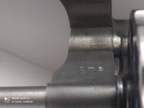 Revólver 686-5  modelo Mountain Gun calibre 357 tambor de siete disparos cañón 4 pulgadas en buen estado 00