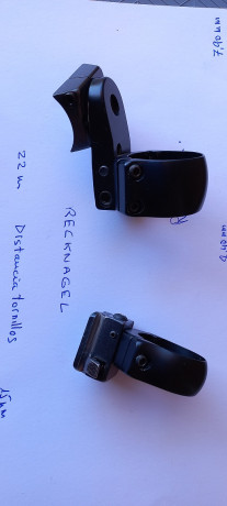 Retiradas de la venta Monturas desmontables tipo Recknagel,validas para Rifles Remington 700, Bergara 00