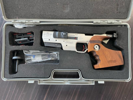  VENDIDA 

Vendo Walther SSP Electrónica año 2020. 
Único propietario.
Talla M.
Funciona perfectamente.
Incluye 01
