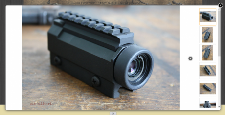 Vendo este visor, es la óptica militar Hensoldt de 3 aumentos que lleva el G36, versión adaptable a cualquier 32
