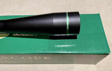 Vendido Visor Mueller Target 8-32x44, en su caja y embalaje, tapas y parasol metálico originales tubo 21