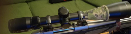 Visor Delta Titanium 2,5-15x50HD sin marcas de anillas y uso. Con su caja y garantía. Perfecto para monterías, 02