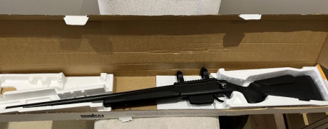 Vendo TIKKA T3X Varmint sintético, para zurdos, Calibre 222 Rem., cañón pesado de 60 cms. Se incluye un 02