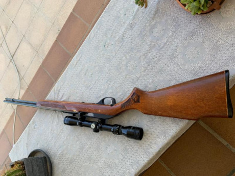 Hola a todos:

Vendo esta carabina del 22lr. Lleva muchos años en la familia, está usada pero nunca con 02