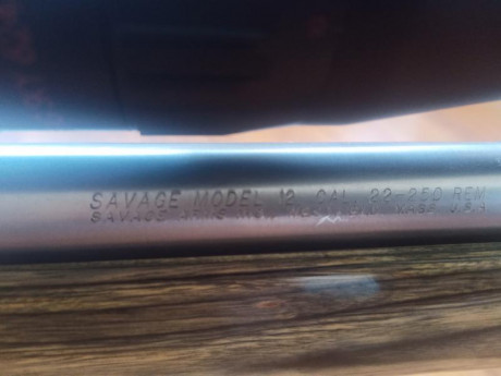 Buenas!
Pongo en venta mi rifle corcero. Se trata de un savage modelo 12 calibre 22-250 ,cañón semiweith. 01