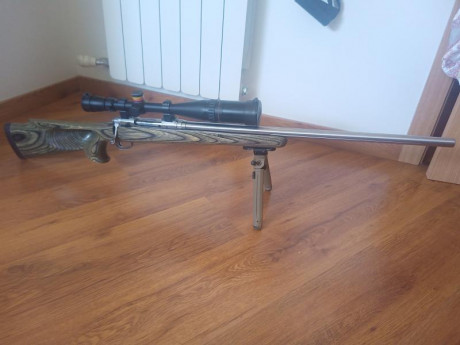 Buenas!
Pongo en venta mi rifle corcero. Se trata de un savage modelo 12 calibre 22-250 ,cañón semiweith. 00