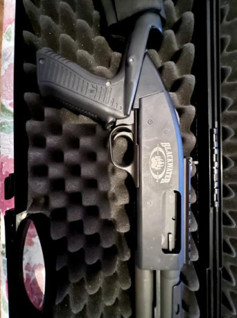 Vendo mi Mossberg Blackwater 590A1 en buen estado, incluye maletín rígido. Está en Asturias. Poco se puede 02